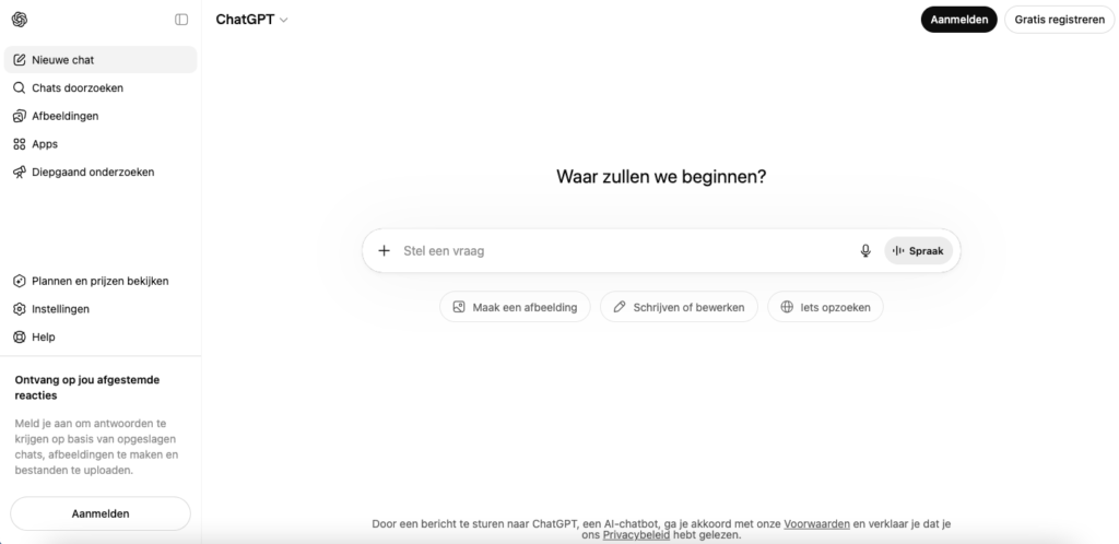 Wat is ChatGPT precies? Gratis registreren ChatGPT