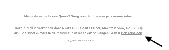 3.847 ongelezen e-mails? Zo ruim je je inbox snel op Afmelden van een nieuwsbrief