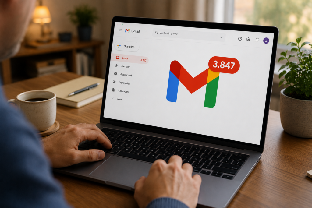 3.847 ongelezen e-mails? Zo ruim je je inbox snel op volle email inbox
