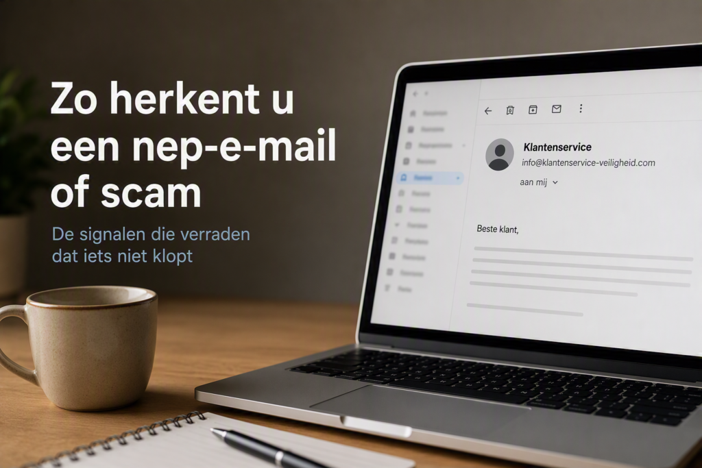 Zo herkent u een nep-e-mail of scam Nep email ontdekken